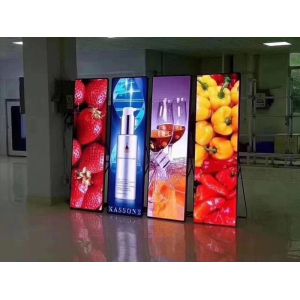 P2.5 mirror LED advertising signage poster led display