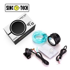 White Screen Turbo Boost Gauge 2'' LEDPsi Meter 6111B Auto Mobile