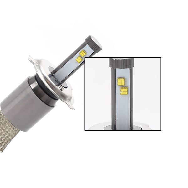 60W 7200LM Led Replacement Headlights , High Low H4 Led Car Headlamp Bulbs