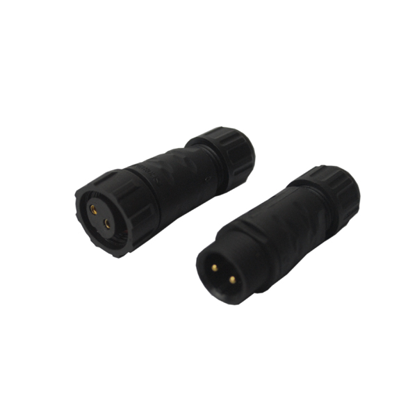 UCU Circular Plastic Connectors Electrical IP68 2 Pin Female Plastic Connector