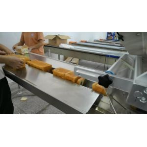 100bags/min Shrink Packaging Machines 350mm No Tray Biscuits