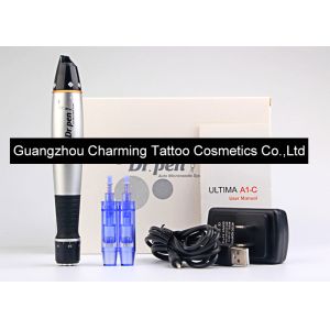 Derma Auto Dr.pen Micro Needling Machine Rechargeable Silver & Black