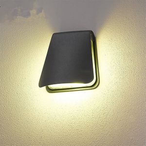 Modern creative fan imitation luminaria led aluminium art light fixtures wall