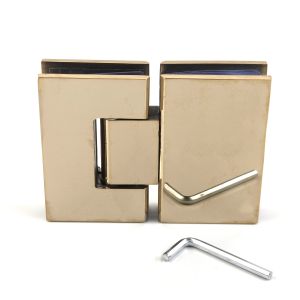 Modern Design Rose Gold Shower Hinge for Bifold Glass Shower Door Cerniere Box