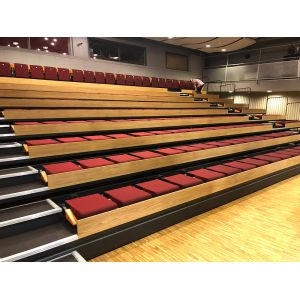 Auditorium Tiered Folding Retractable Grandstand Seating