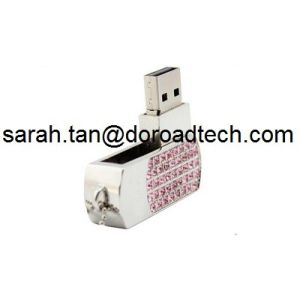 Quality New Style Diamond Swivel USB Flash Drives for sale