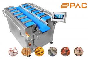 China 30BPMMultihead Weigher For Mushroom Fruit 12 Head PLC Control Waterproof on sale
