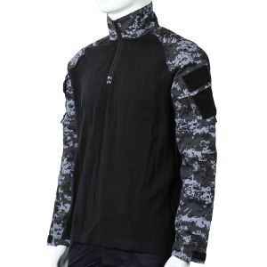 China Polo Midnight Frog Combat Shirt Digital Camouflage Cotton Polyester Antimicrobial on sale