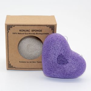 Vegan Konjac Gentle Skin Exfoliating Sponge Makeup Remover For Eczema Skin