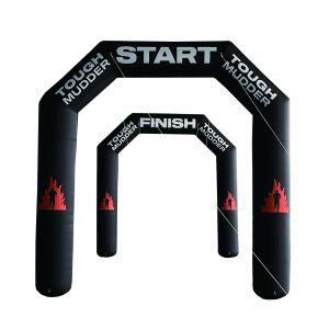 best giant rainbow sport entrance inflatable advertising arches with balloon starting gate for halloween decoration