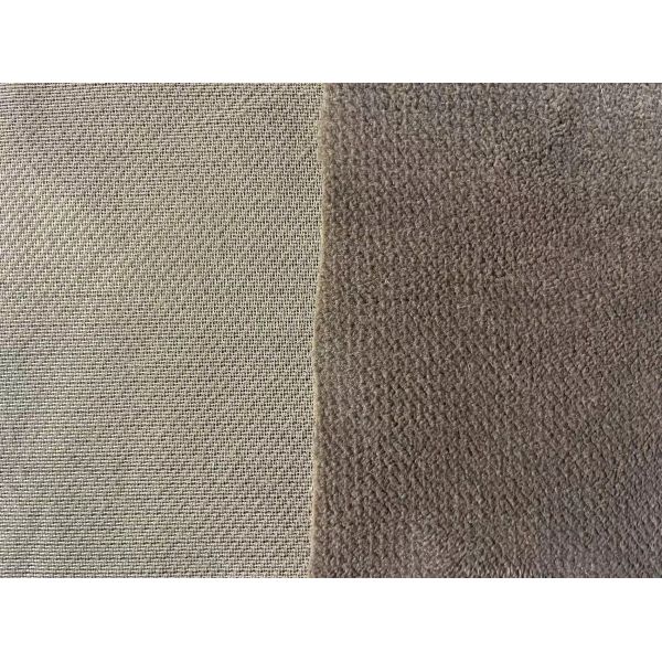 Soft Hand Feeling Knitted Weft Polyester Fleece Fabric for Garments/Toys 100% Polyester