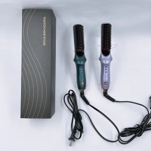 Lightweight Electric Blower Comb Brush With 3 Heat Settings And Swivel Cord