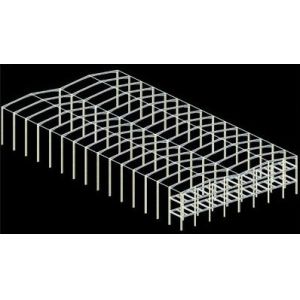 Q235 , Q345 Industrial Steel Buildings Prefab Light With Detailing And