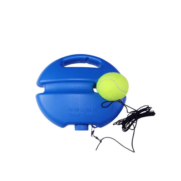 Buy PE Material Outdoor Exercise Equipment Blue Tennis Ball Training Base at wholesale prices