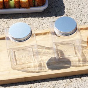 Reusable Leak Proof Milk Tea Bottles With Screw On Lid And Handle