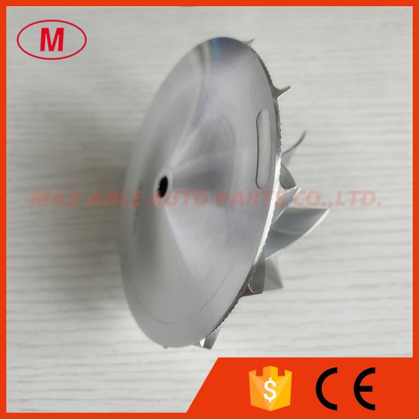 HX40 63.00/99.01mm 6+6 blades Turbocharger milling/aluminum 2618/billet compressor wheel