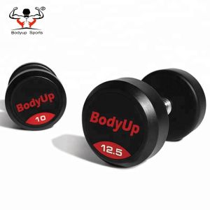 Cross Fit Training Fitness Equipment Dumbbells Solid Rubber Material