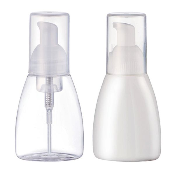80ml 2.71oz 3 Oz 5 Oz Travel Foam Pump Bottle Spring Oval Foam Dispenser Bottle