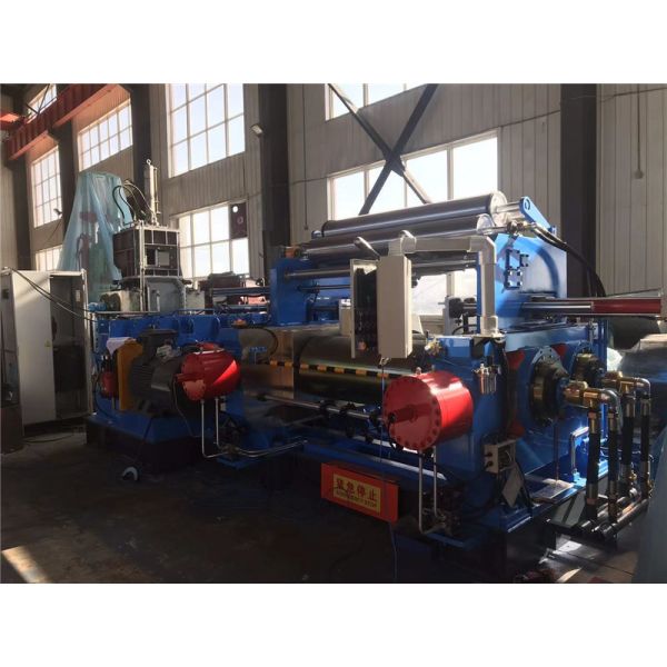 Buy Rubber Mixing Mill Machine With Smooth Roller Cooling Plc Control System 150Mm Roller Space at wholesale prices