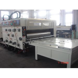 Auto Chrome Carton Making Machine 60pcs/min With Chain Feeding Model For