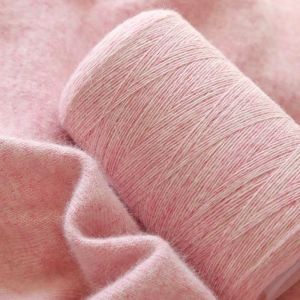 Acidproof Cashmere Wool Blend Yarn Moistureproof For Weaving