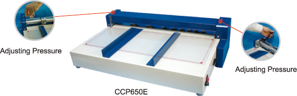 CCP650E Single Electric Paper Creasing Machine 220V / 110V 770x460x175 mm