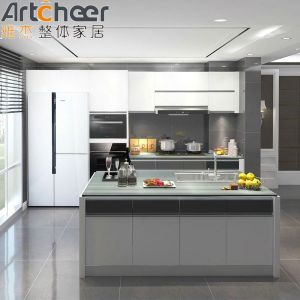 Customizable Modern American Standard Kitchen Cabinets with Roller Shutter and Handle