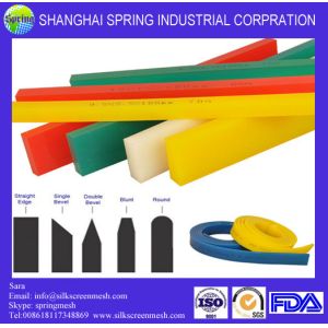 Quality Screen printing squeegee for polyester silk printing mesh PU1 for sale