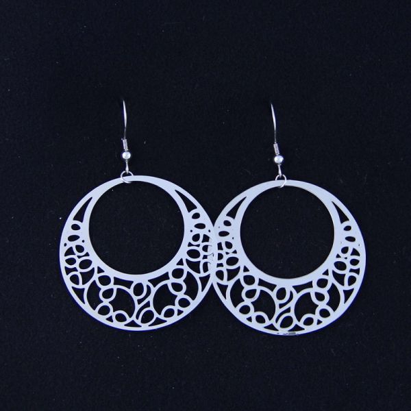 Buy Fashion High Quality Ladies Women Girls Stainless Steel Earrings LEF125 at wholesale prices