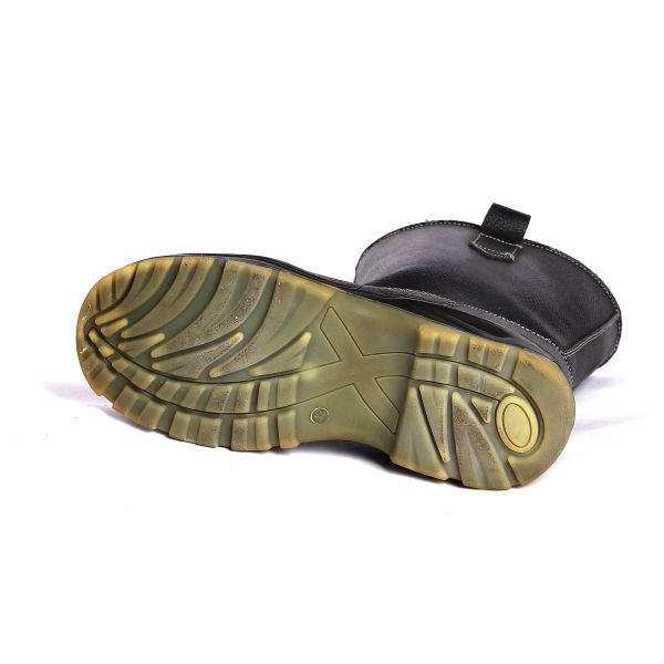 Shengjie Black Footwear Customizable Work Shoes for Men Steel Toe Waterproof Anti-slip Work boots high cut shoes