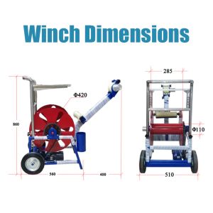 Borehole Camera With Winch Digital Borehole Camera Borehole Imaging System