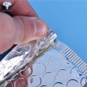 Shining Biodegradable Cosmetic Metallic Shipping Bags 6x10''