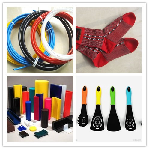 High Stretch 900D Polypropylene FDY Yarn / AA Grade Dyed PP Filament Yarn , Red Color