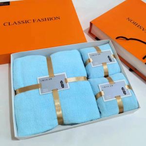 Thick Coral Fleece Soft Absorbent Microfiber Towel Set 1 Set 35*75 70*140 Custom