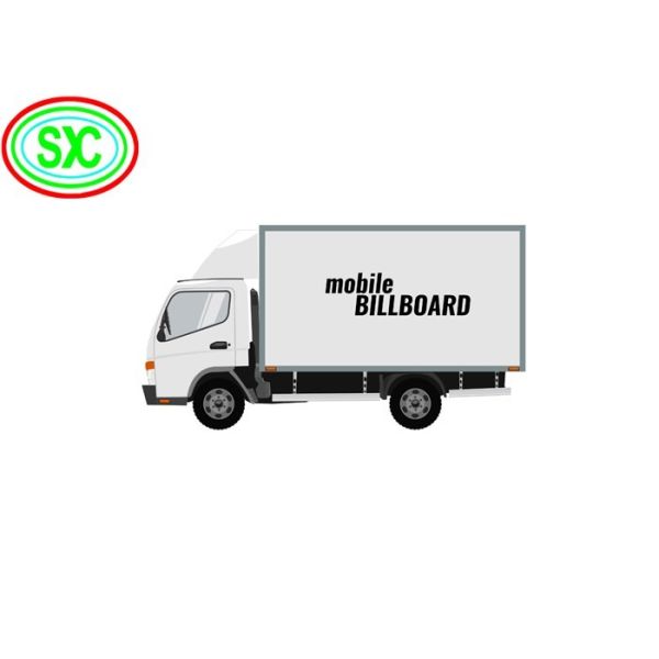 60Hz Frame Rate Mobile Truck LED Display 2727 Lamp Size and DC5V Working Voltage for Mobile Advertising