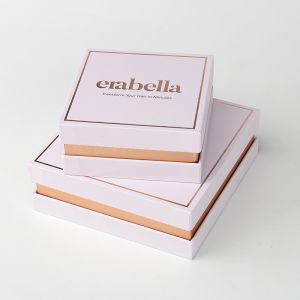 20cm Flat Pack Cardboard Gift Boxes Wig Packaging Printing Logo