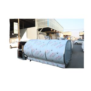 Quality holding 200l price vertical bulk milk chiller 2000l with agitation trailers milk cooling tank for sale
