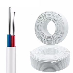 Flame Retardant Construction Aluminum Conductor PVC Flat Cable for Building Home