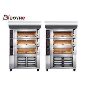 China Digital Control Commercial Bakery Kitchen Equipment Bread Baking Oven 6 Trays on sale