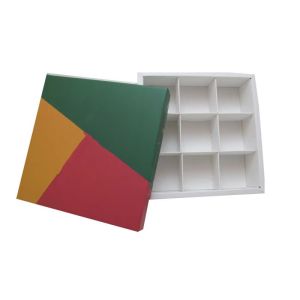 Cardboard Assorted Chocolate Box Packaging Matt Lamination Custom Printed