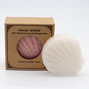 Allergenic Suitable Shell Shaped Sponge Eco Friendly Face Konjac Sponge