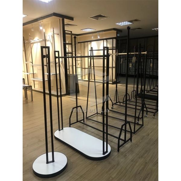 OEM Boutique Wedding Dress Clothing Shop Display Furniture Rack Monomer Design