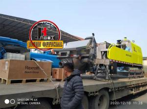 China JIUHE Concrete Truck With Pump Concrete Line Pump Upper Truck Mounted Concrete Line Pump Concrete Truck on sale