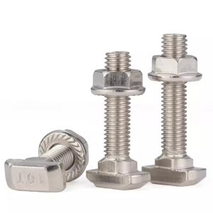 Custom Color M5-M20 Aluminum Metal T Bolt Sizes And Logo Patterns Can Be
