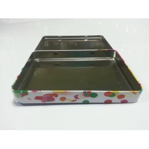 Good Printing Candy Tin Box ,Sweet Tin Container With Flowers