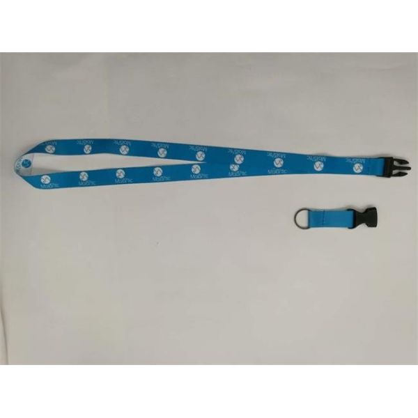 Buy Personalized Printed Sublimation Woven Polyester Lanyard / Advertising Custom Neck Lanyards at wholesale prices