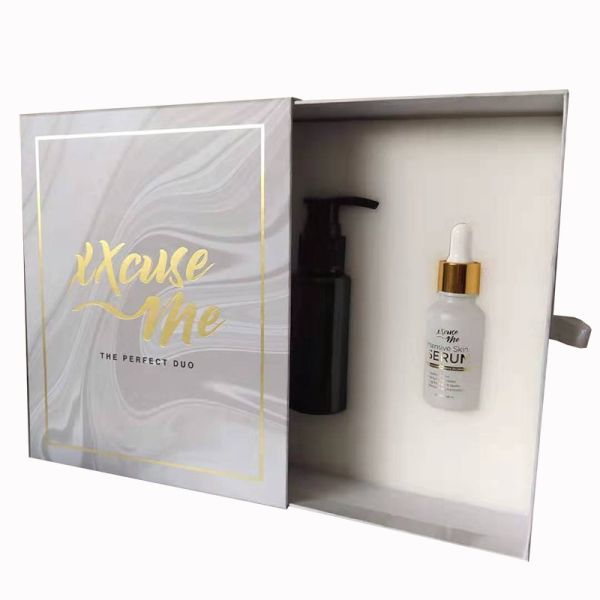 Slide Drawer Spray Dropper Bottle Packaging Box Cosmetic Gift Set Packaging Box