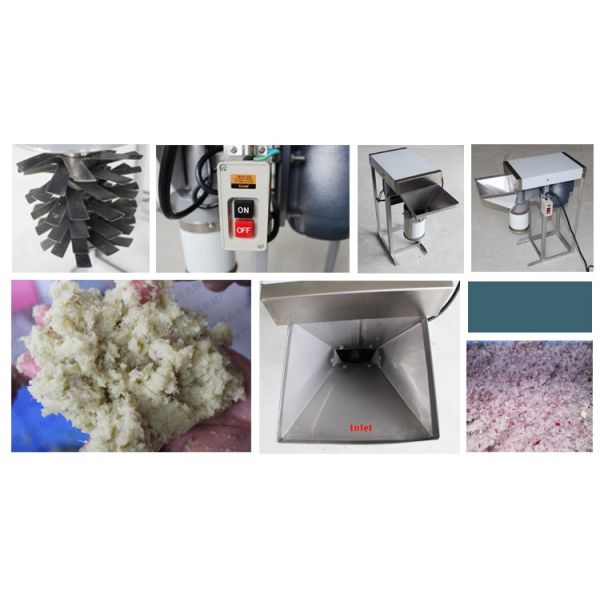 200kg/h Ginger Garlic Paste Grinding Machine Stainless Steel