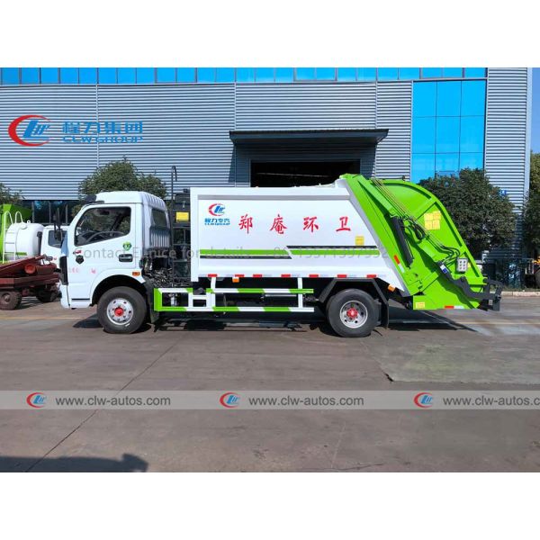Dongfeng 4x2 8cbm Garbage Compactor Truck Trash Collection Truck