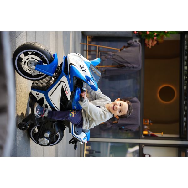 12V Electric Ride-On Motorcycle Car with Music and LED Lighting for Kids Manufactured